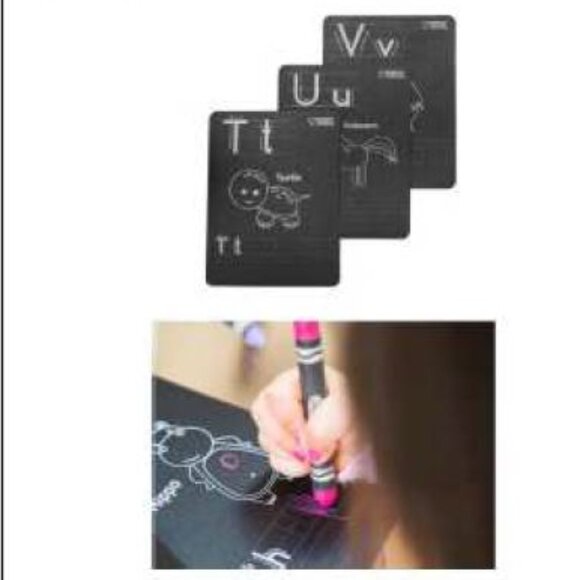 NEW! Imagination Starters Travel Set with Write-On Flash Cards, Crayons & Wipes - Picture 3 of 15